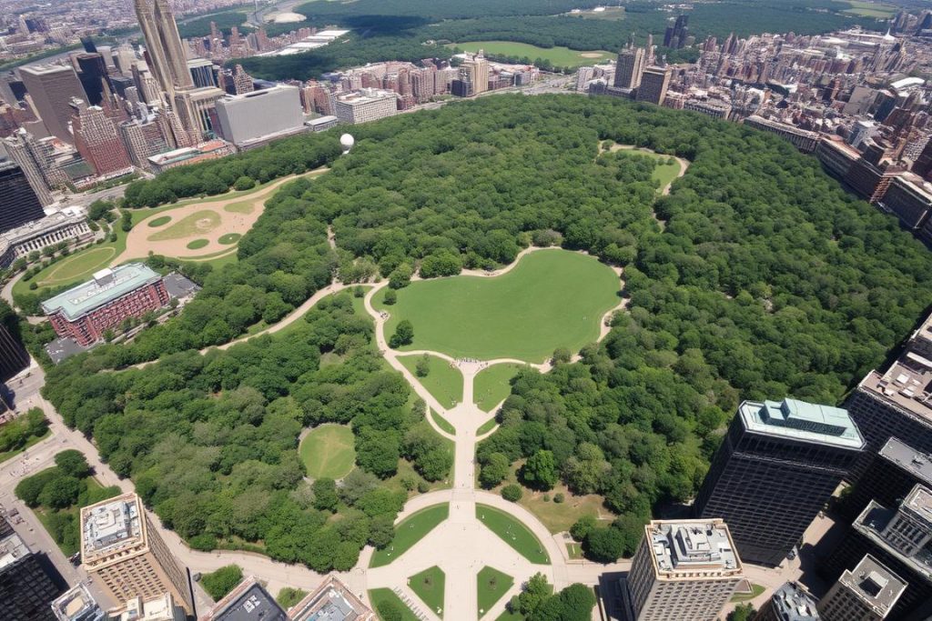Central Park in New York City, North East America