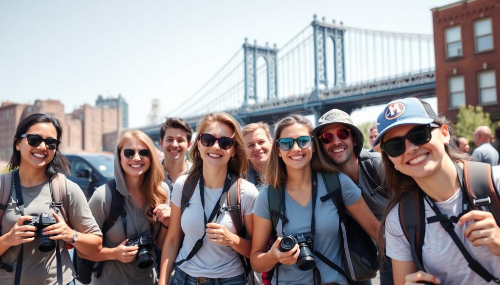 Happy campers from Camp New York on a day trip to Brooklyn Happy campers from Camp New York on a day trip to Brooklyn