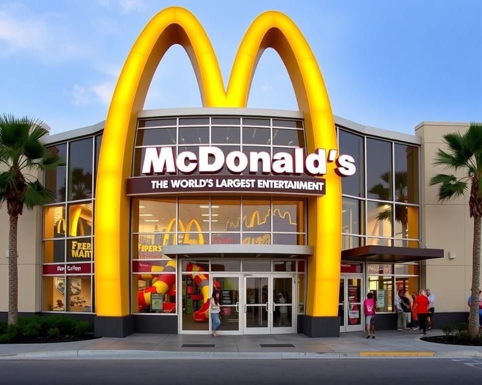 World's largest McDonald's in Orlando with unique architecture World's largest McDonald's in Orlando with unique architecture