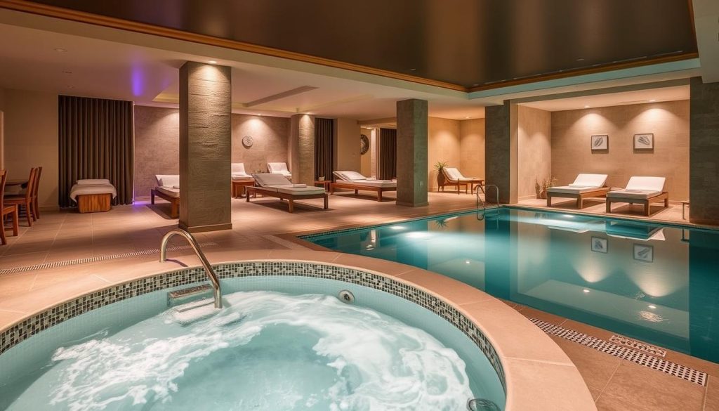 Spa and wellness area with jacuzzi at Labranda Aloe Club Hotel