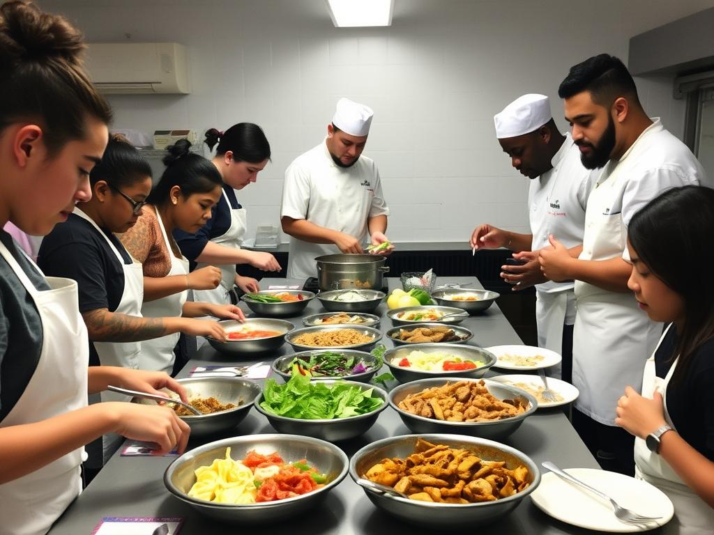 Clase de cocina multicultural con Camp New York en America Queens