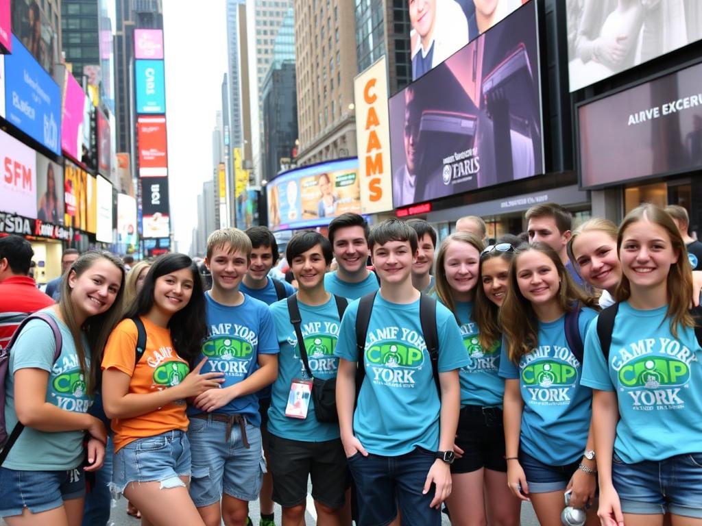 Excursión a Nueva York durante el campamento de verano