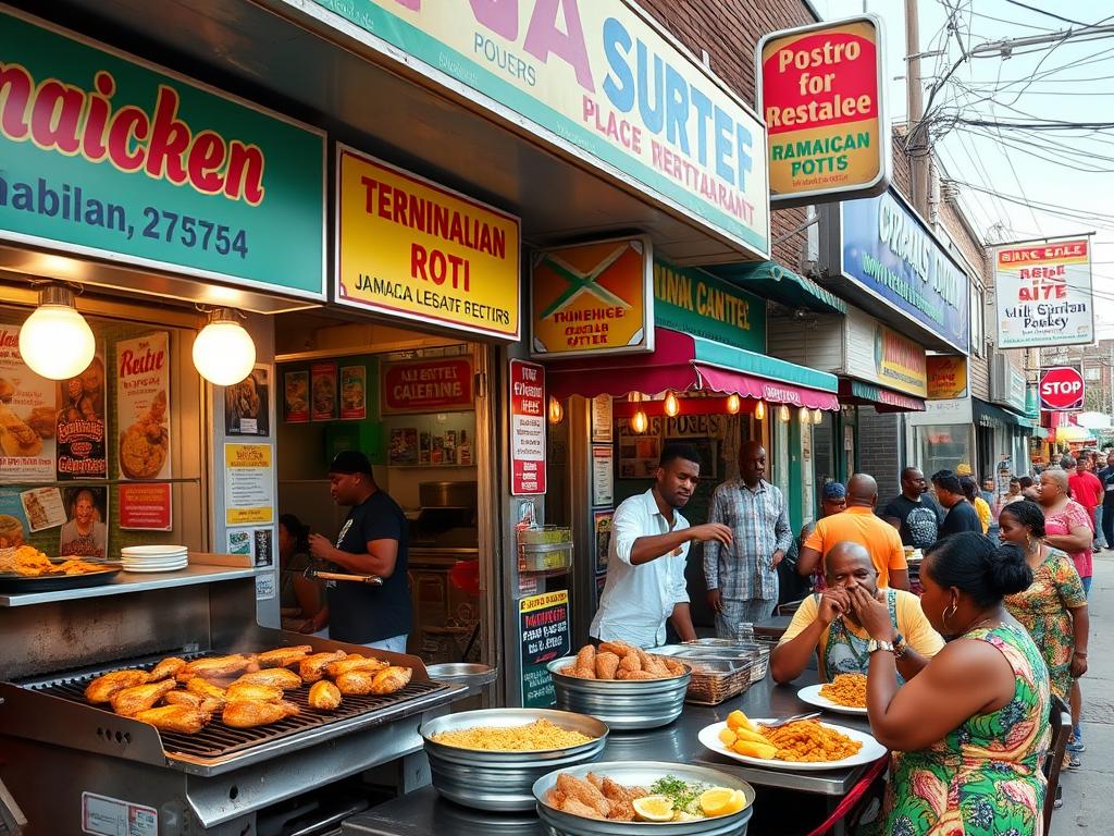 Restaurantes caribeños en Jamaica, America Queens