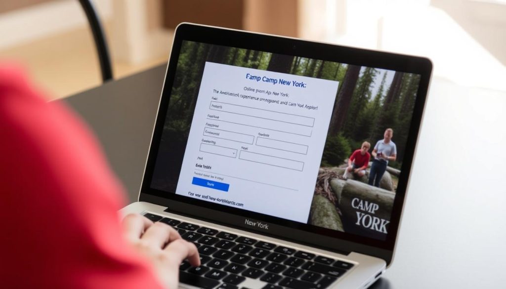 Application process for American work experience at Camp New York