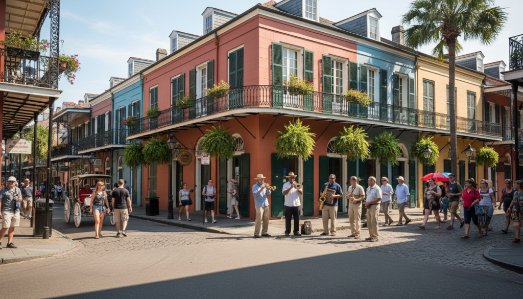 Great American South route for post camp travel USA road trip