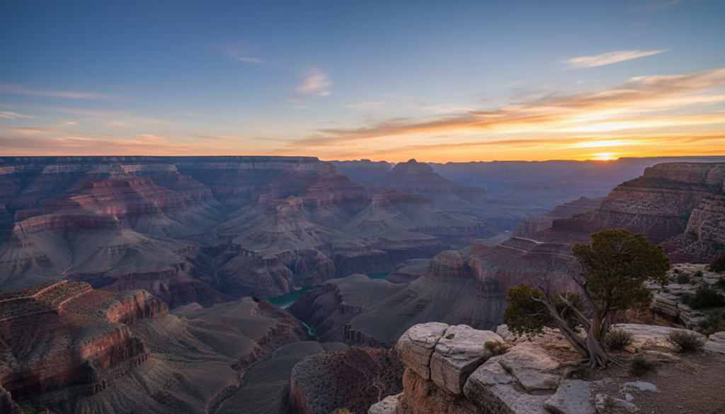 grand canyon landscape showing american climate diversity