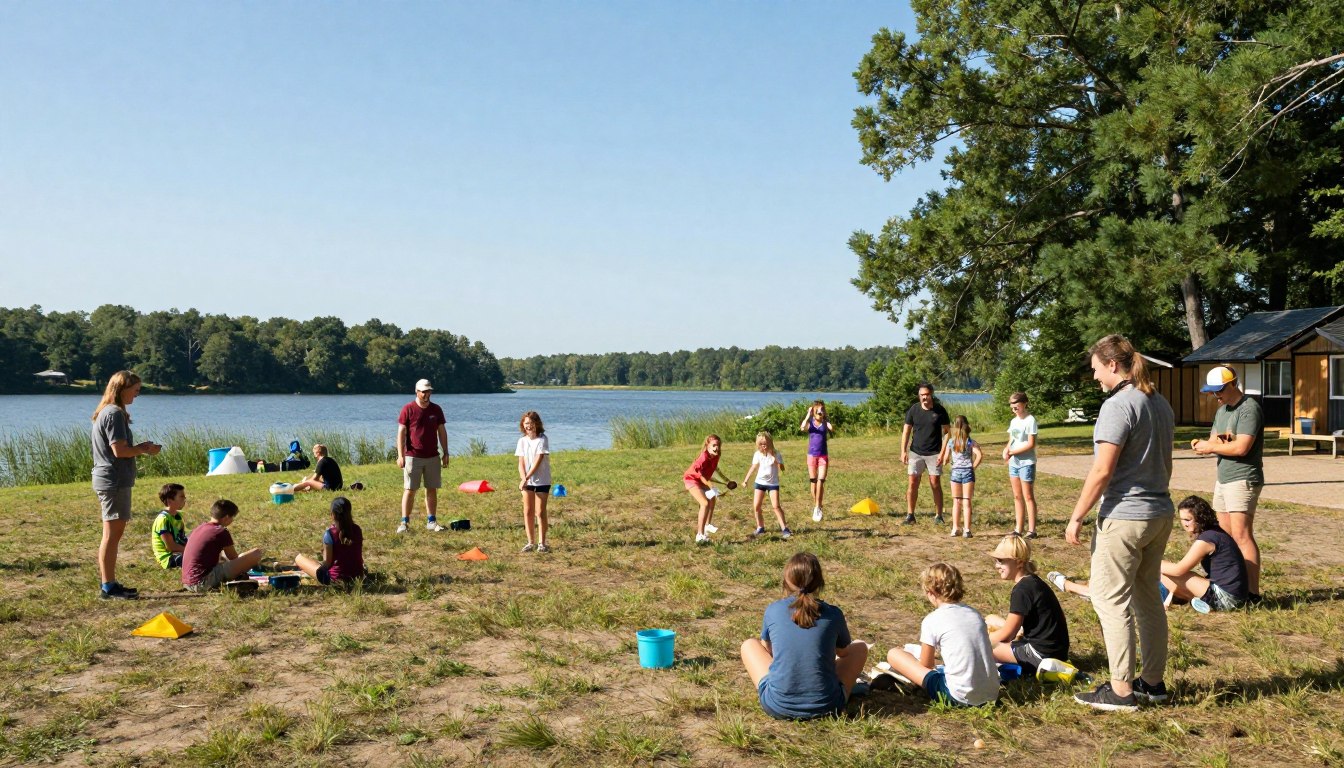 summer living outdoor activities at camp