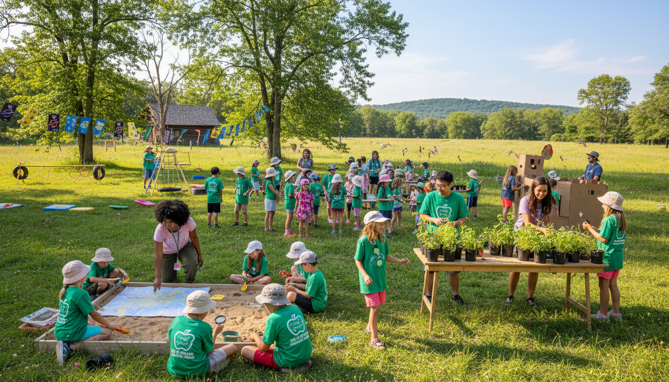 summer teaching jobs outdoor learning environment