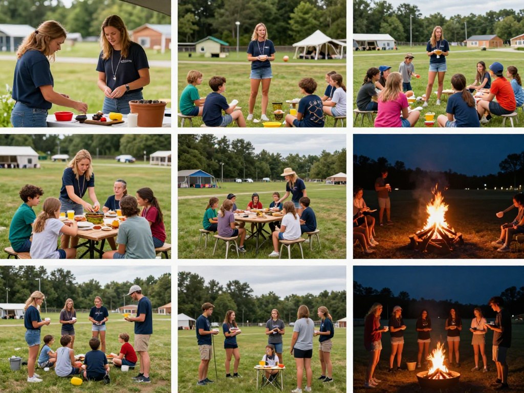 typical day at Camp New York for counselors