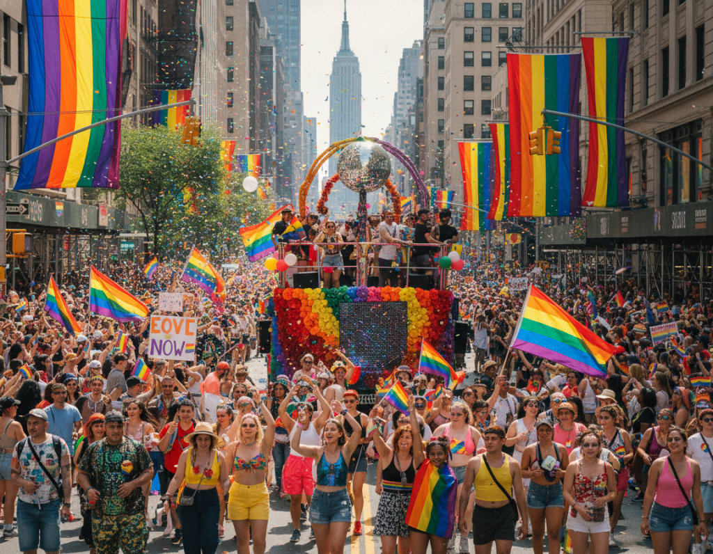 June activities in NYC including Pride celebration
