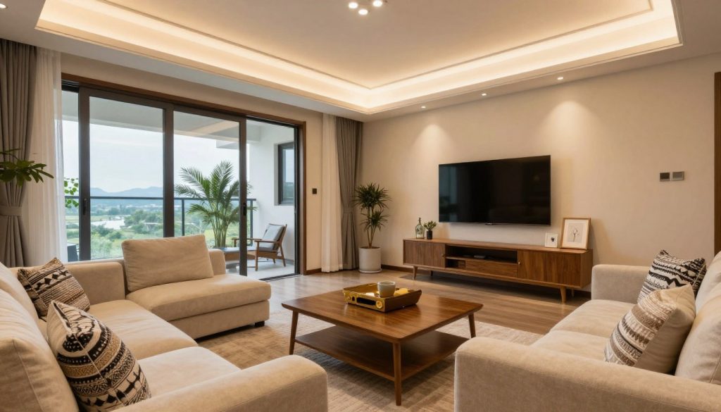 Luxury vacation rental interior with thoughtful amenities Luxury vacation rental interior with thoughtful amenities