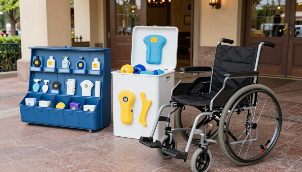 Mobility aids and accessibility items for theme parks Mobility aids and accessibility items for theme parks