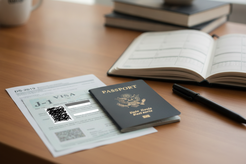 J1 visa documents prepared for travel during grace period J1 visa documents prepared for travel during grace period