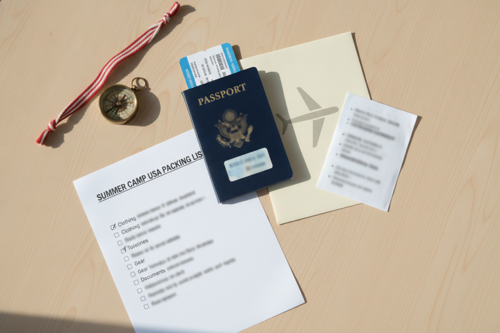 travel documents for USA summer camp work travel documents for USA summer camp work
