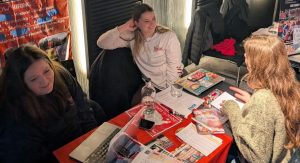 Camp directors interviewing applicant